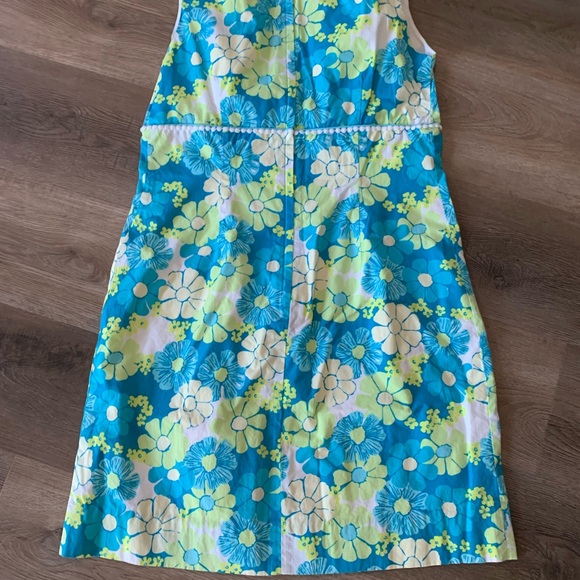 Vintage Lilly Pulitzer White Label Floral Dress - Picture 2 of 6